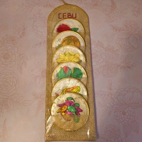 Mother of pearl coasters - Picture 1 of 7